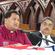 Bishop Kito Pikaahu chairs a session, with Charles Hemana at his side