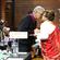 Sandi Padeken, from the Diocese of Hawaii, spoke, sang, played the ukelele, danced - and gave gifts to our bishops.