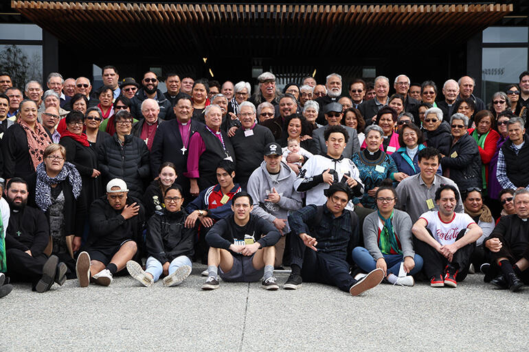 A chunk lifted from the Te Runanganui group photo. A chunk lifted from the Te Runanganui group photo.