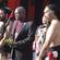 The Archbishop of York is flanked by warriors during his welcome to Te Hepara Pai.