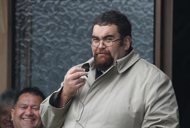 Hirini Kaa gave the final eulogy on behalf of the Kaa whanau.