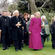 Bishop Victoria and Dean Peter Beck lead the diocesan party on to the marae.