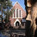 The church of Te Wairua Tapu, seen from across Elizabeth St.