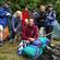 Tim Harris (in the red fleece jacket ) in March 2009. He accompanied +Richard Ellena on the last leg of his walk around the diocese.