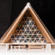 A model showing the entrance to cardboard cathedral proposed for Christchurch.