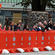People line the public walkway into Cathedral Square to view the city's broken icon. Photo: Dean Kozanic of the Press