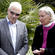 Bishop Victoria and Mayor Bob Parker reflect on the grim fate of the cathedral. Photo: The Press