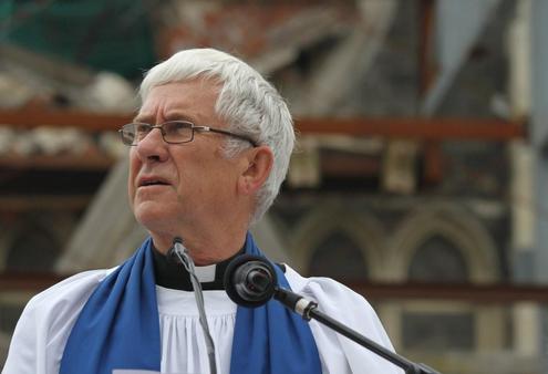 Dean Peter Beck who is stepping back from his cathedral job to seek a seat on the city council.