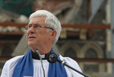 Dean Peter Beck who is stepping back from his cathedral job to seek a seat on the city council.