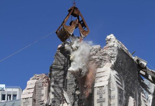 ChristChurch Cathedral - destined for deconsecration, and partial demolition.