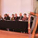 +Victoria thanks the Board. Duncan Macdonald, CEO, is leaning forward, next to Dr Kay Hawke, Chair of the Selwyn Foundation.