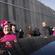 The Latin Patriarch of Jerusalem, Fouad Twal, approaches a checkpoint on his way to the Church of the Nativity in Bethlehem. Photo/Reuters  