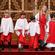 The Waiapu Cathedral choir dons gumboots in sympathy with Christchurch. Photo: Glenn Taylor 