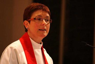 The Very Rev Helen Jacobi, Dean of Waiapu Cathedral, who preached the installation sermon. 