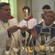 Archbishop David Moxon celebrates as Bishop Victoria looks on.