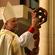 Dunedin's new Bishop bestows his blessing on the cathedral congregation.
