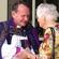 Mrs Joyce Irving, long-time cathedral parishioner, farewells Bishop John.