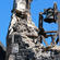 The Canterbury quake's toll. A closeup of the wrecked belltower at St John's Latimer Square.