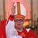 The new Assistant Bishop of the Anglican Diocese of Auckland, Jim White, gives the blessing after his ordination service.
