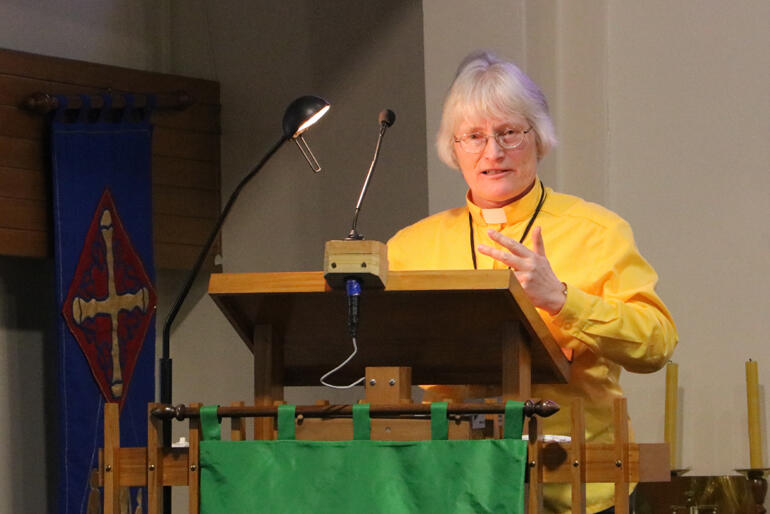 Glenda Hicks challenges synod to consider the cost of reinstatement.