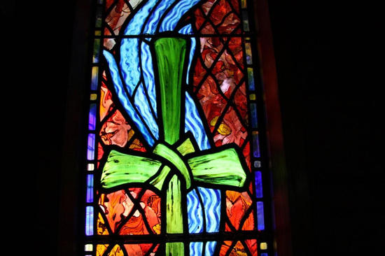 new stained-glass window