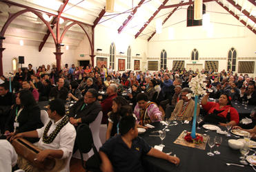 ACC15 delegates and friends of Tikanga Pasefika gathered at Tatai Hono Marae in Khyber Pass for the evening. 