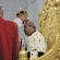 Archbishop Jabez places the crown on Tonga's new King.