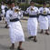 The St Andrew's High School band performs during Tonga's coronation.
