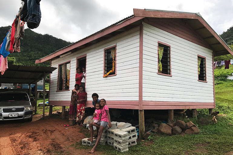 Basic, yes - but these new Maniava homes have been engineered to withstand cyclones. Basic, yes - but these new Maniava homes have been engineered to withstand cyclones.