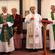 The last hymn. L - R: local lad; Archdeacon Tai; Christina Tapu; The Rev Frank Smith (conducting) and Bishop Winston Halapua.