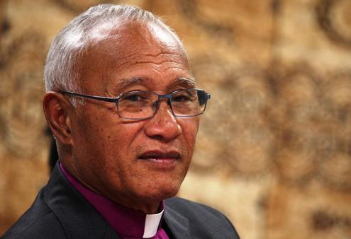 Archbishop Winston Halapua, following his presentation to last year's IAFN consultation on violence and the family in Lower Hutt.