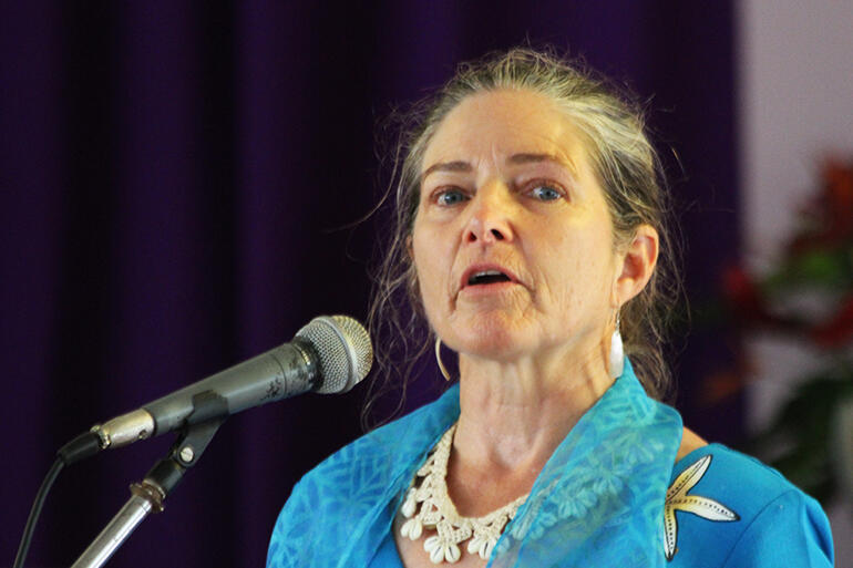 Professor Beth Holland, who leads the Pacific Centre for Environment and Sustainable Development.