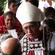 Hundreds stood in line after the service to greet their new bishop. 