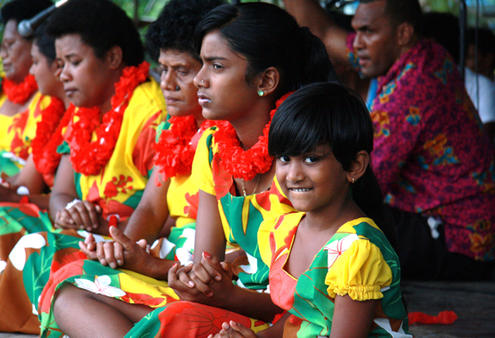 For their sake: some of the younger women who took part in the Diocese of Polynesia centenerary celebrations in December 2008.