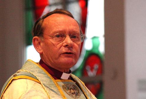 Bishop John Paterson, who preached the sermon for Tai's ordination.