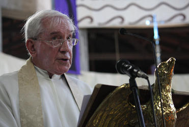 Fr Michael Bent told how he and Bishop Jabez had been posted to Fiji in 1960 - and had remained friends and co-ministers since.
