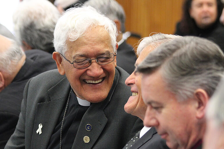 Archdeacon Tiki translates during the 2012 powhiri held for the members of the Anglican Consultative Council when they visited St Johns College. Archdeacon Tiki translates during the 2012 powhiri held for the members of the Anglican Consultative Council when they visited St Johns College.
