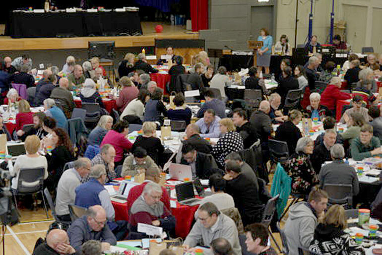 The 2018 Wellington synod which drafted a motion against harmful gay conversion practices and highlighted diverse pastoral responses to LGBT people. The 2018 Wellington synod which drafted a motion against harmful gay conversion practices and highlighted diverse pastoral responses to LGBT people.