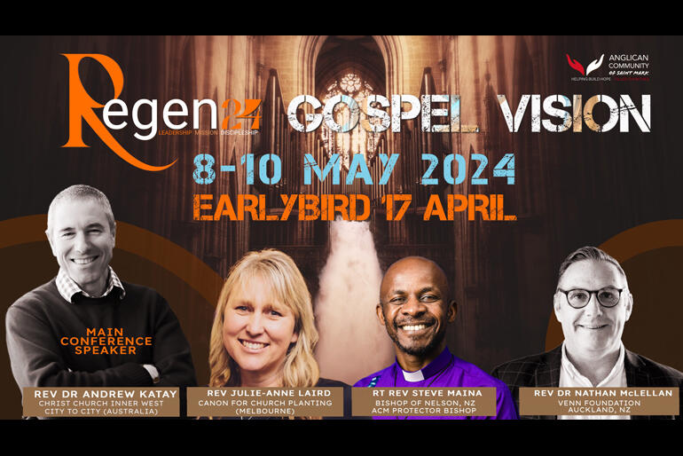The Anglican Community of St Mark is inviting leadership teams to its Regen24 mission conference.