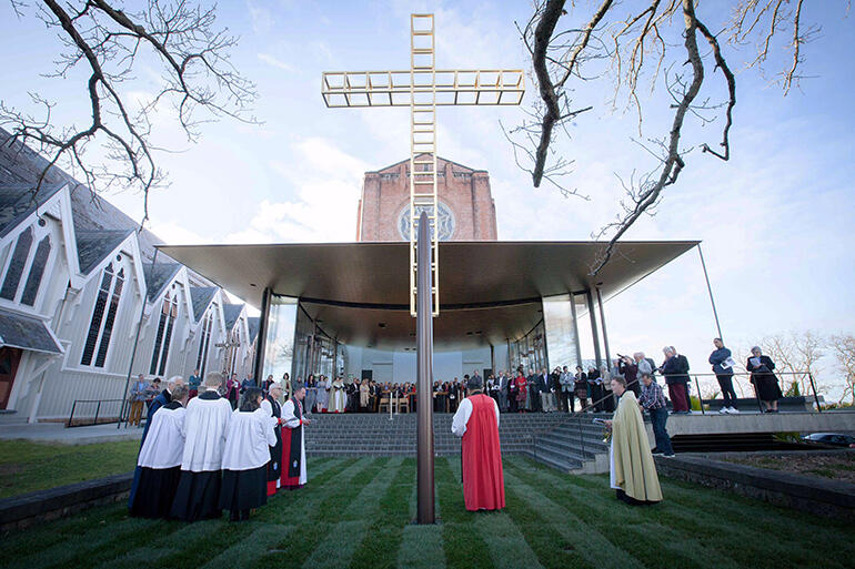 August 21, 2016: the service to dedicate the Bishop Selwyn Chapel, which completed the architecture of the cathedral.