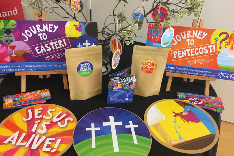  Strandz' vibrant resources help families mark their journey to Easter and onward to Pentecost.