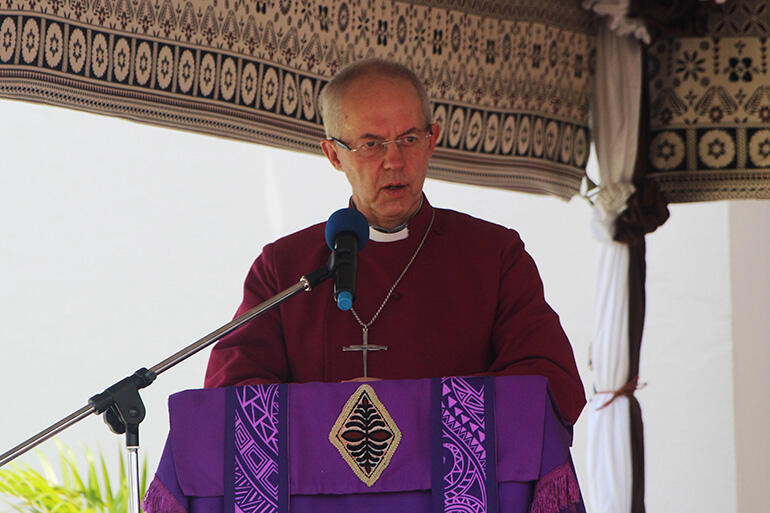 Archbishop Justin Welby makes his feelings clear on climate change.