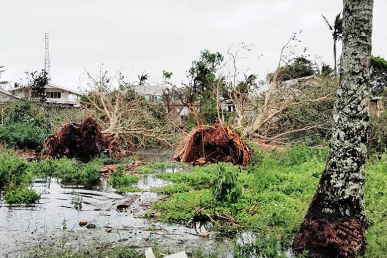 Scenes from Tonga this morning. Pic by Fei Tevi. Scenes from Tonga this morning. Pic by Fei Tevi.