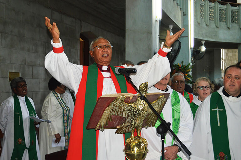 Archbishop Winston Halapua, who is about to retire as Bishop of Polynesia, and Primate. Archbishop Winston Halapua, who is about to retire as Bishop of Polynesia, and Primate.