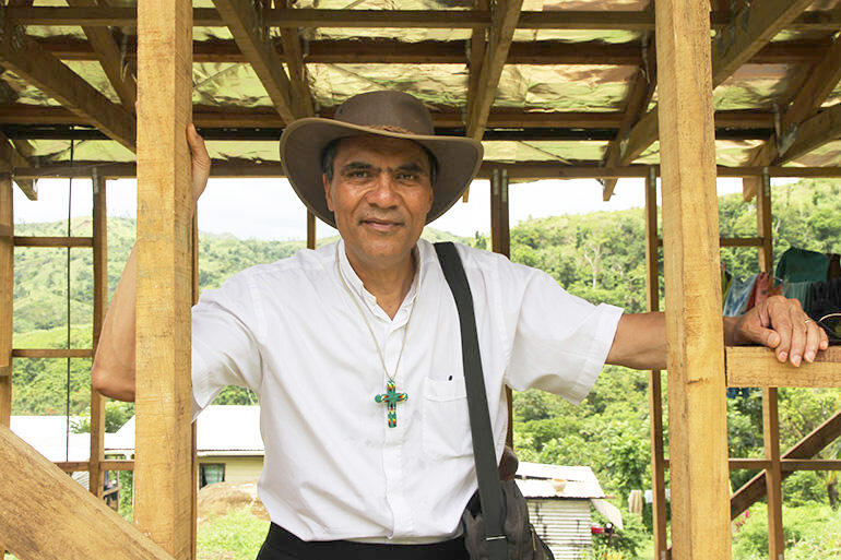 AMB CEO Robert Kereopa - framed in the 14th house. AMB CEO Robert Kereopa - framed in the 14th house.