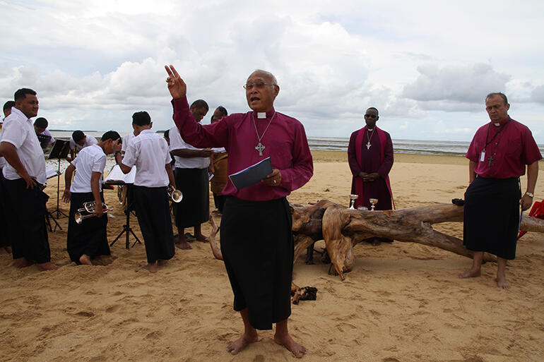 "Welcome to our reality" - said Archbishop Winston. "Welcome to our reality" - said Archbishop Winston.