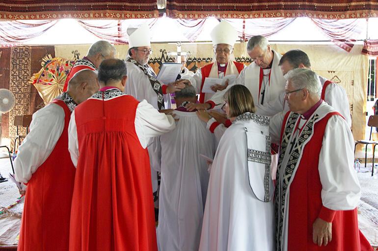 The still point of the turning circle - the moment of ordination.