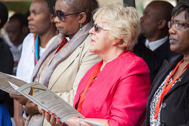 ACC members attend the meeting's opening ceremony in Lusaka, April 2016. 