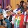 Bishop Bob Duncan with members of his new North American flock. Picture: Church Times.