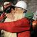First out of the mine: Chilean miner Florencio Avalos is embraced by President Sebastian Pinera.